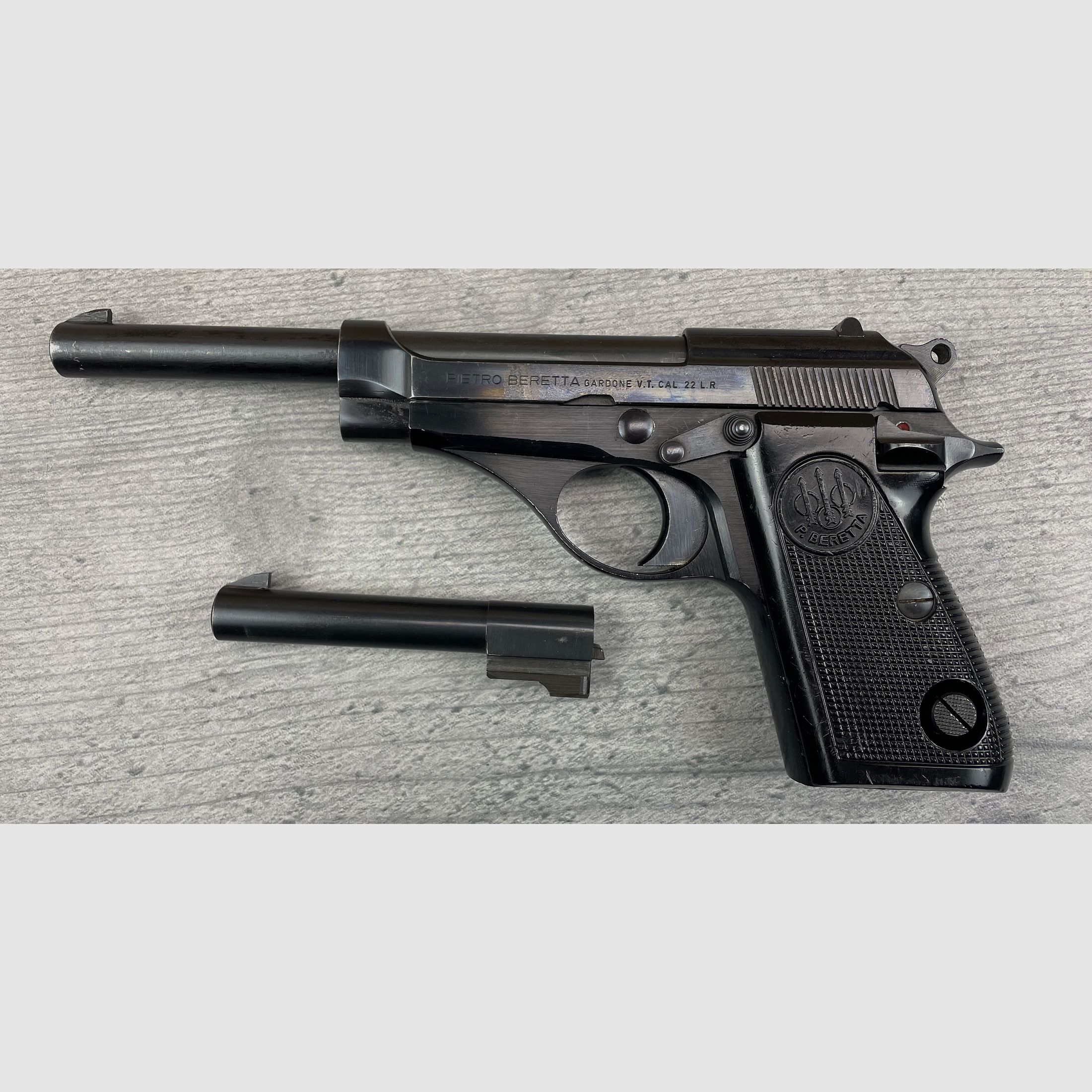 Pietro Beretta Mod. 72 KK-Pistole + langen Lauf & 1 Magazin -> Sammlerstück