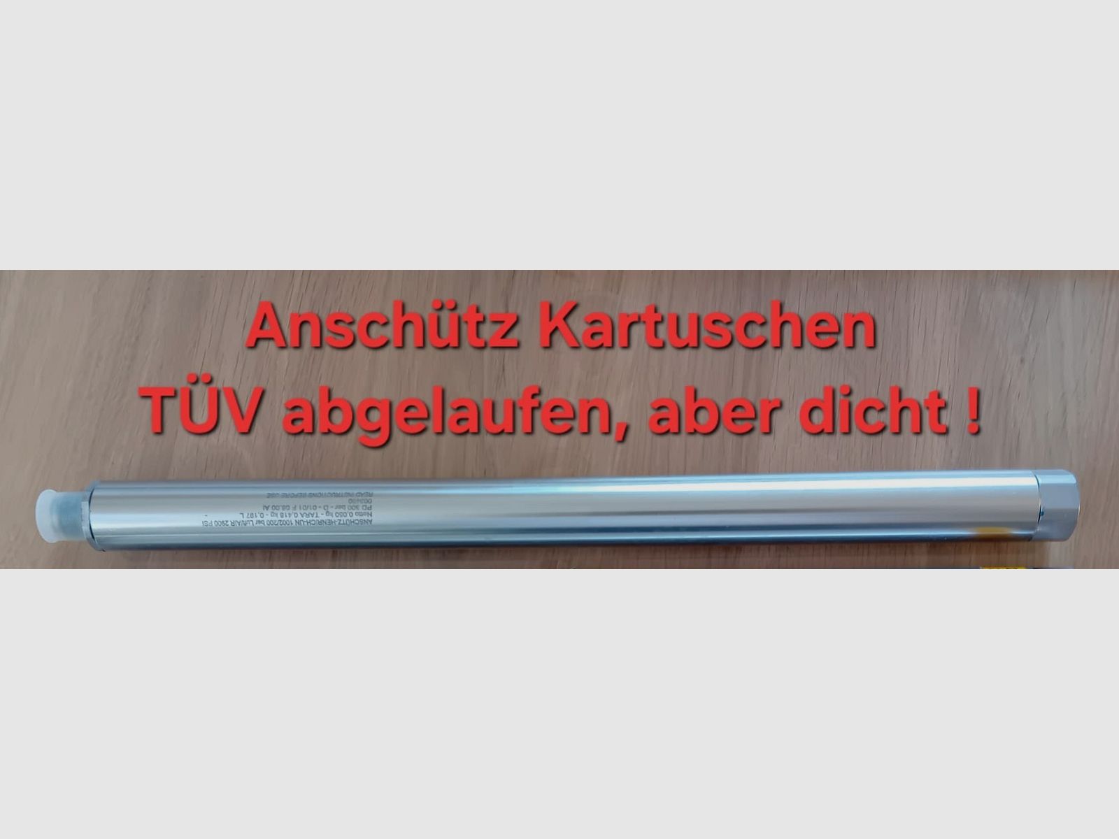 Anschütz  Pressluftkartusche 