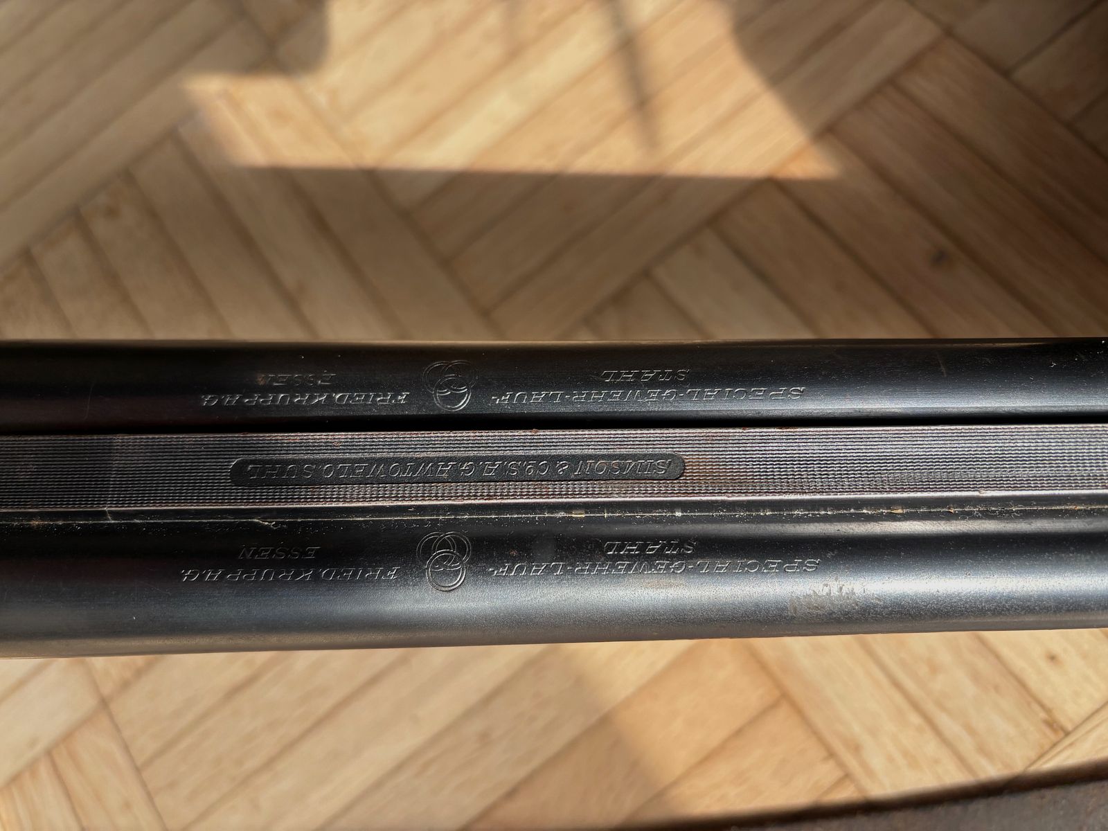 Simson Doppelflinte 16/70 Krupp Spezialgewehr Stahl