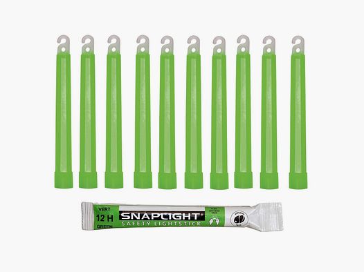 Cyalume Lightstick - 15cm - 12h - Zielone