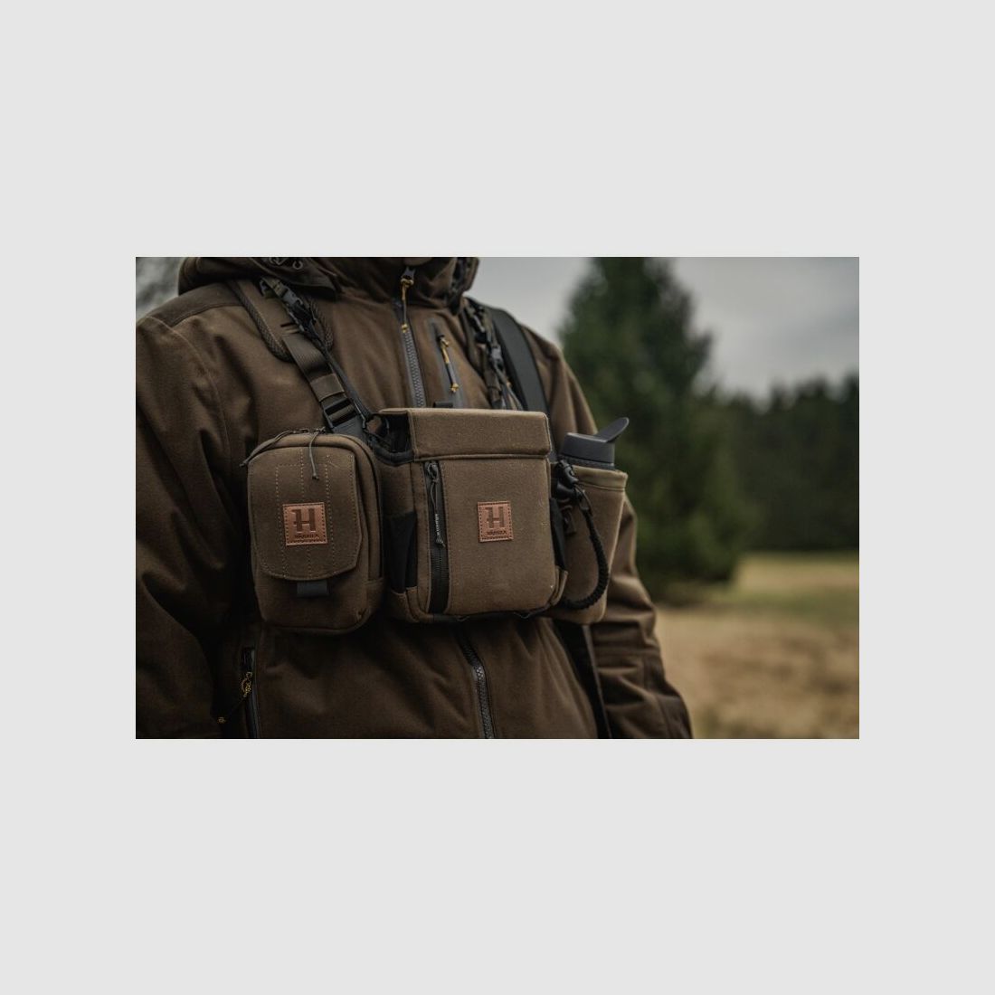 Härkila Fernglashalter Dark willow green One Size