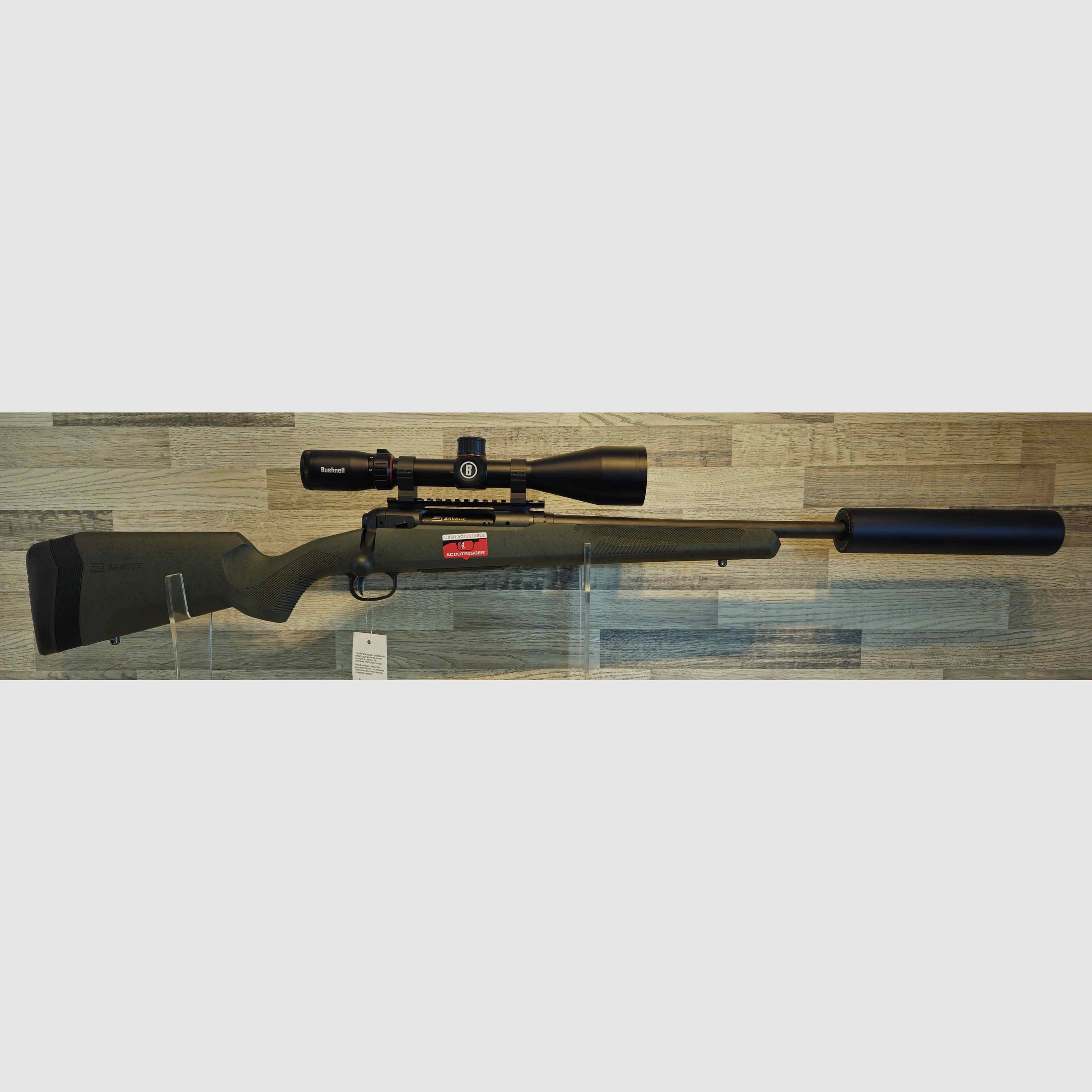 Savage 110 Hog Hunter 2.0 Kal. .308 + Richtkijker 3-18x56 + Geluidsdemper - Nieuwe goederen van de vakhandel