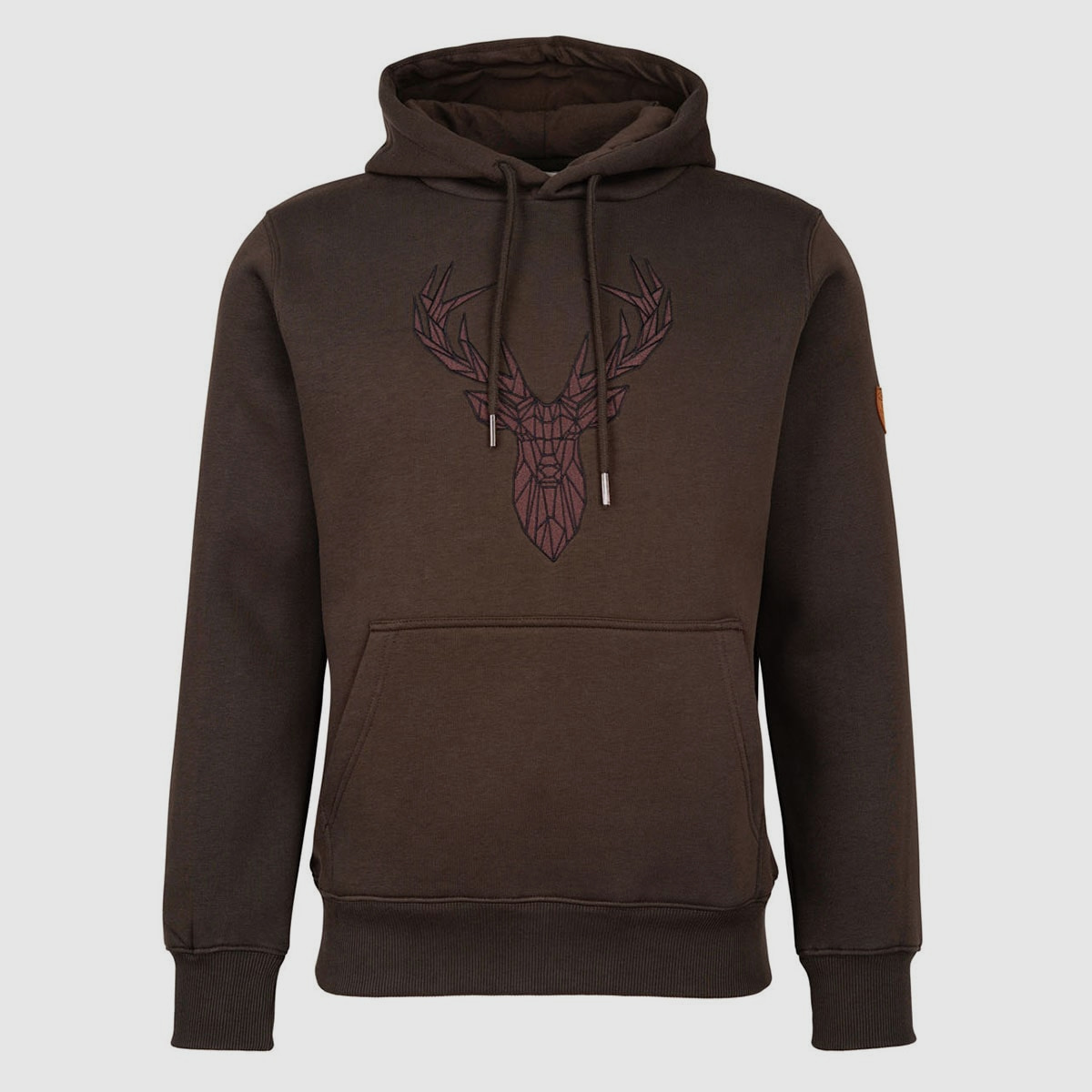 Hubertus Hoodie Hunting Hirsch Oliv/braun
