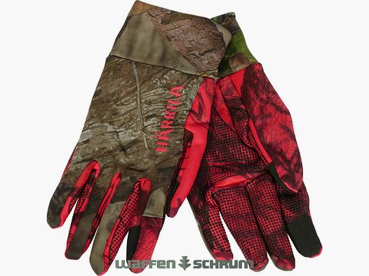 Härkila fleece gloves Moose Hunter 2.0 MossyOak®Break-UpCountry® /MossyOak®Red