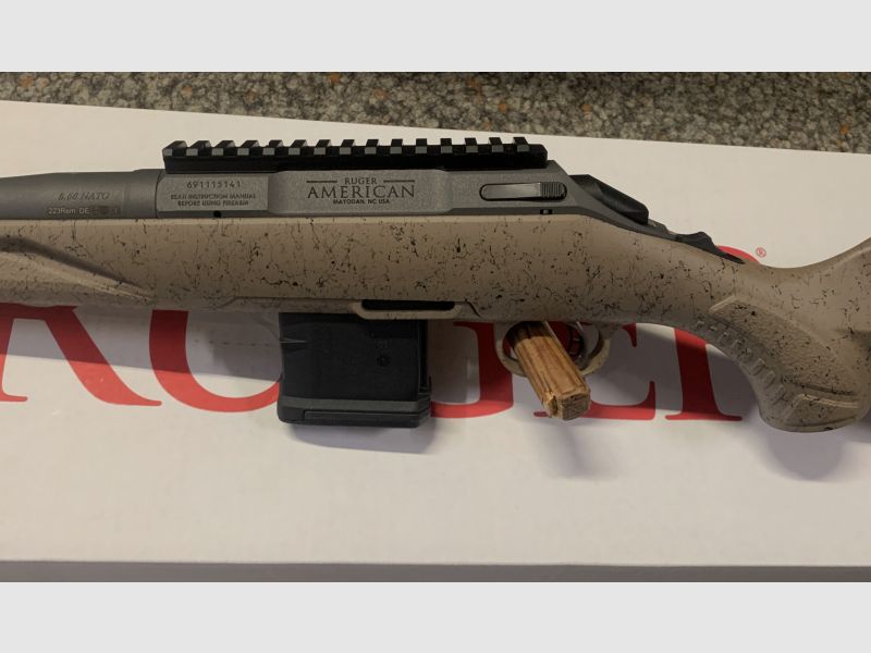 Neuware---Ruger American Gen. II Ranch Rifle .223Rem. 16"/41cm Lauf, geflutet, Cerakote