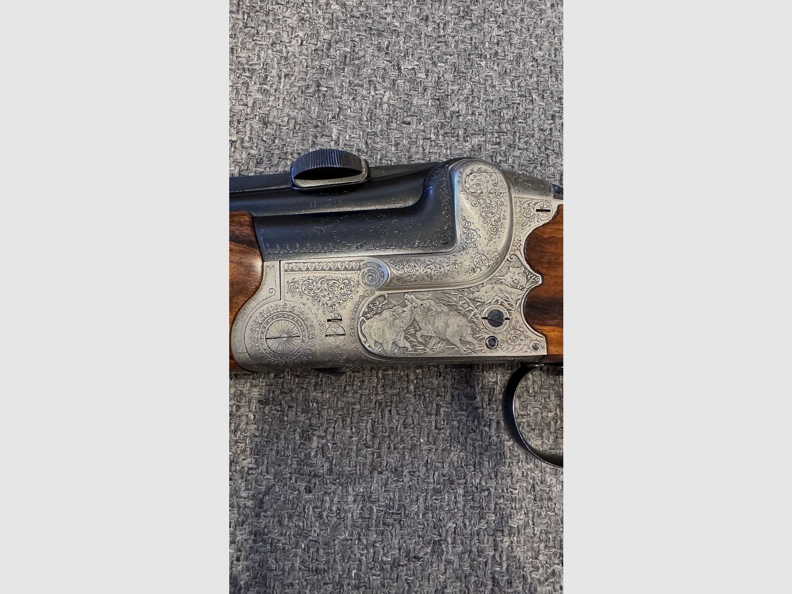 Exclusive Simson Suhl over-and-under double rifle caliber 8x57 IR – collector's item in best condition