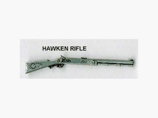 Hawken Vorderlader-Gewehr als Metall-Anstecker