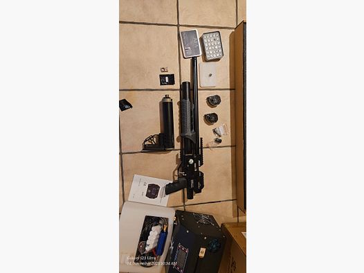 AEA Megalodon 50 caliber with Tuxing compressor and lead slugs