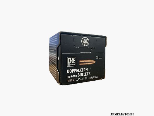 RWS – PALLE – DOPPELKERN HUNTING 7,62mm | .30 • 10,7g | 165gr (50pz)