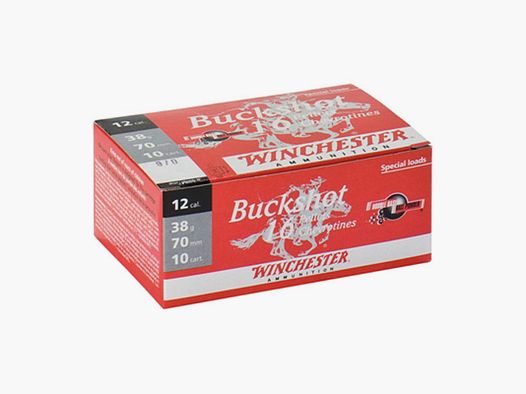 Winchester Buckshot .12/70 33,3g 27x6,2mm 10 cartouches
