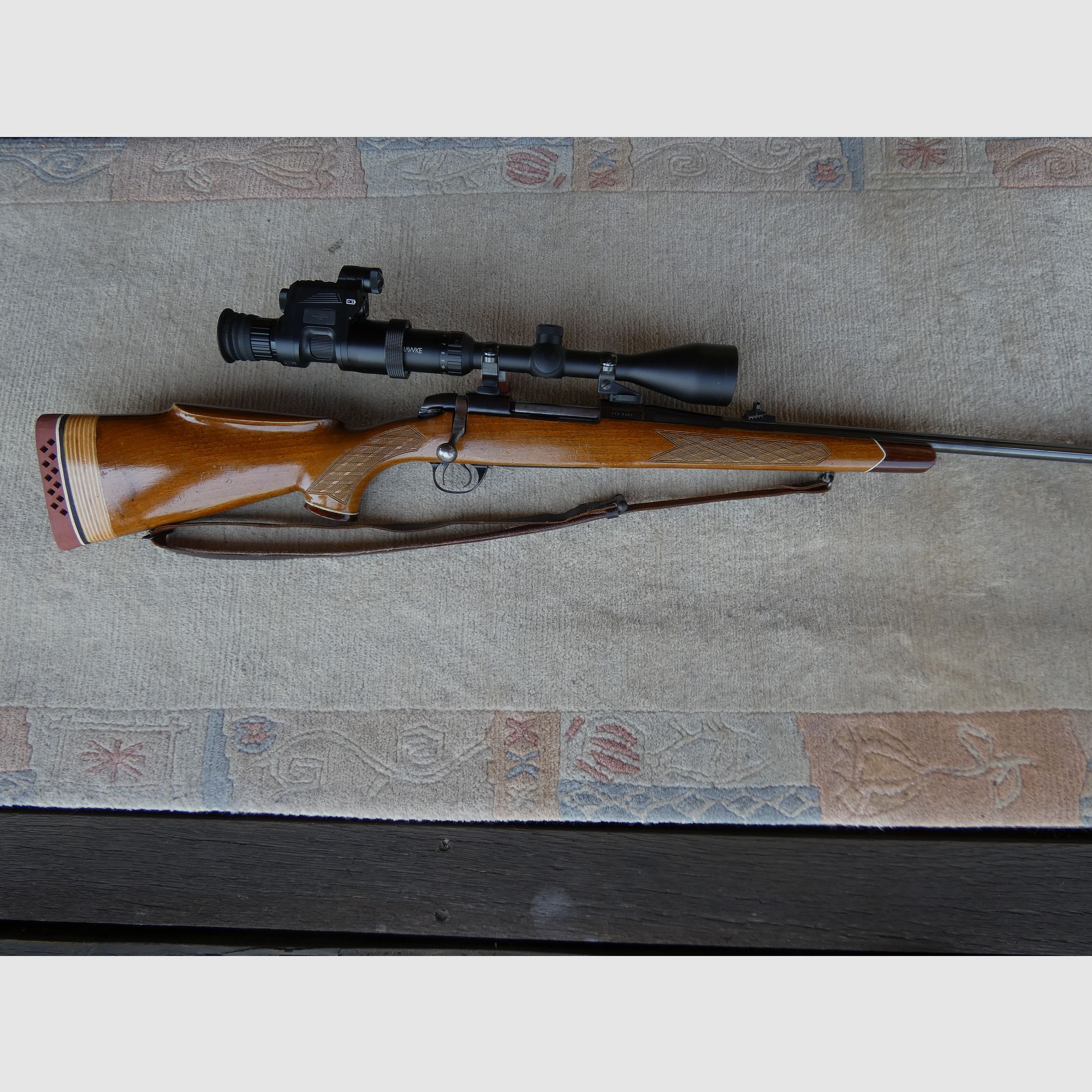 BSA bolt-action rifle 243 Win. with scope