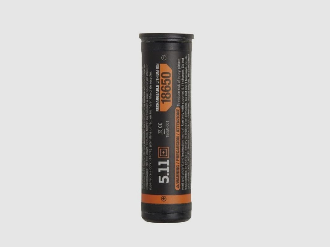 5.11 BATTERIA RICARICABILE LI-ION 18650