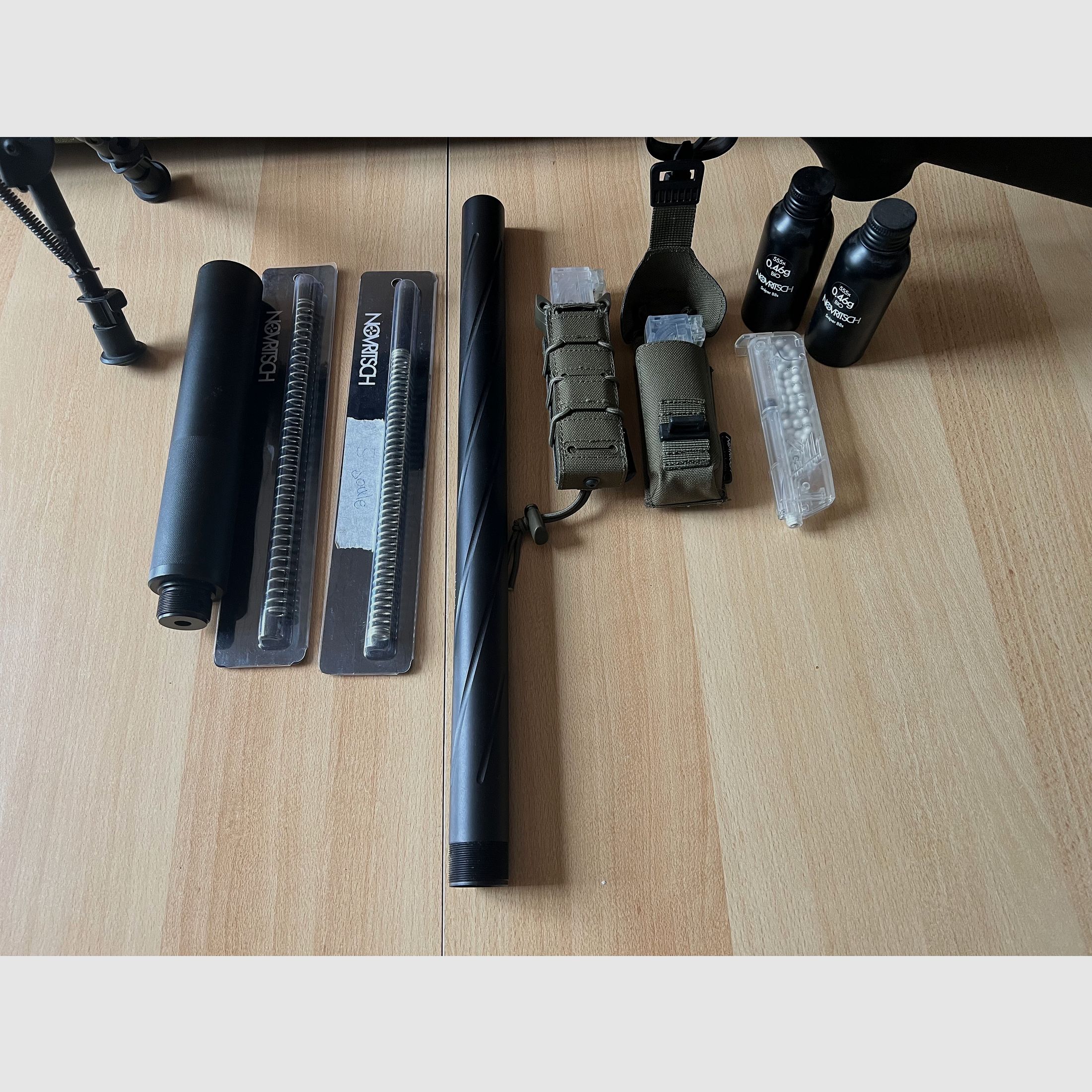 Komplettes airsoft set  novritch ( SSR 15 /SSG 10 / SSX 23)