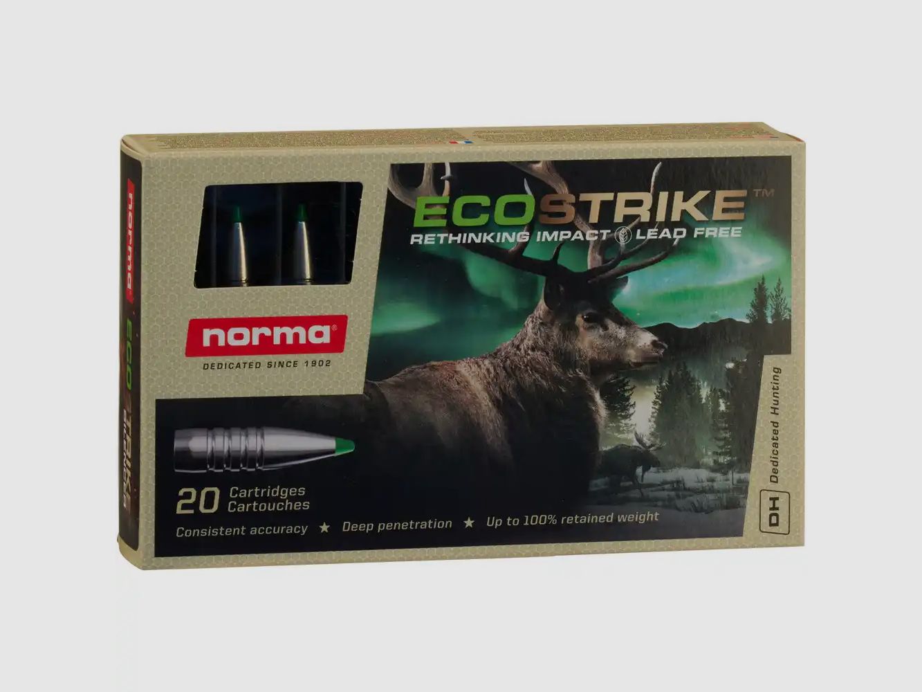 NORMA EcoStrike .30-06 Sprgf. 10.7g 165gr lead-free