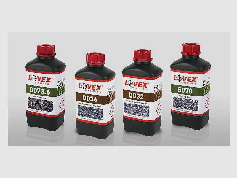 NC Pulver von verschiedenen Herstellern.