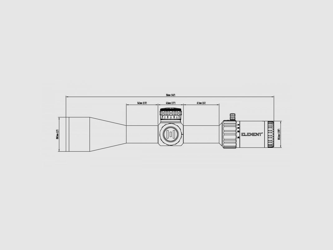 ELEMENT OPTICS HELIX G2 6-24X50 FFP ABS APR-1C MRAD, zdjęcie 7 z 7