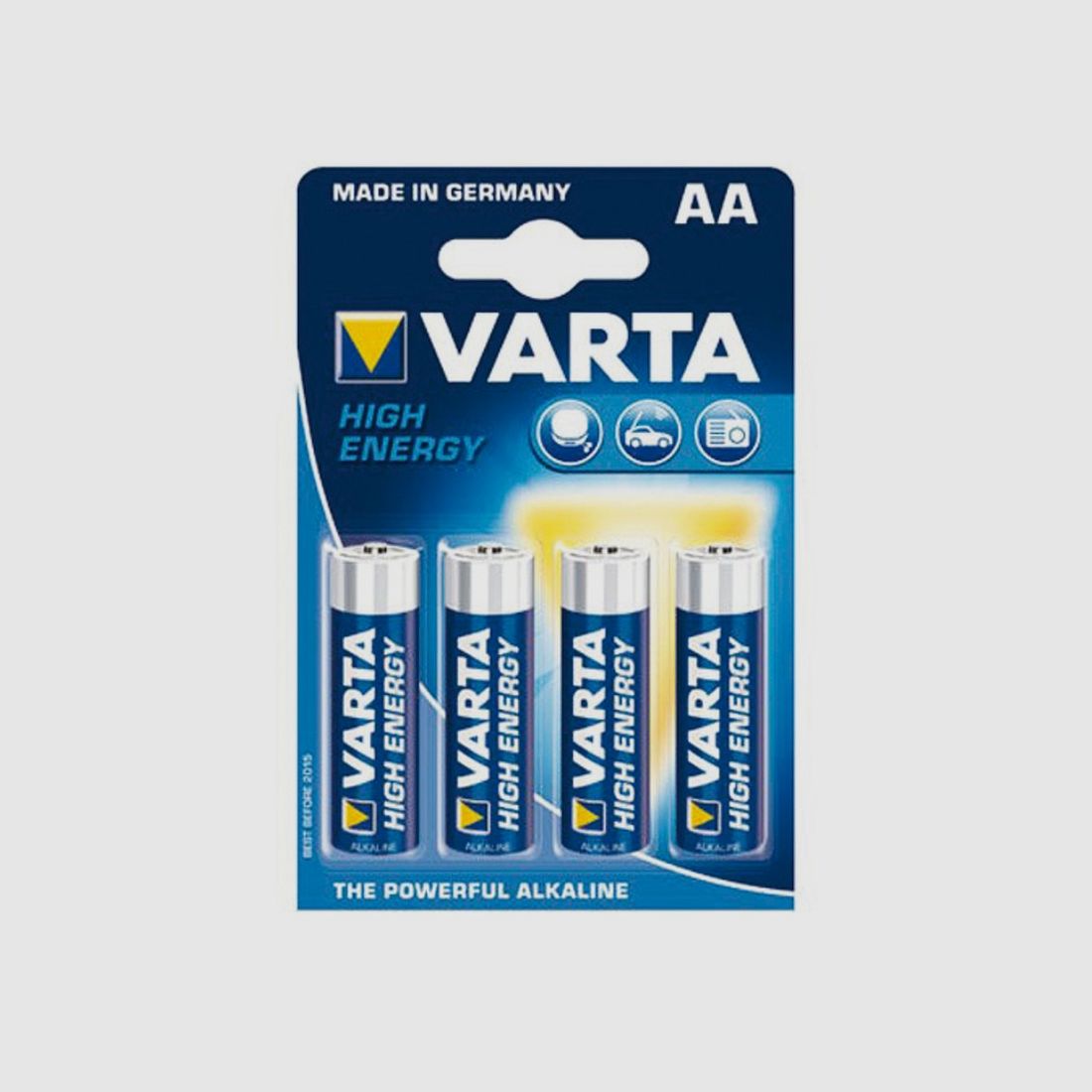 Blister mit 4 VARTA lr06/AA Batterien