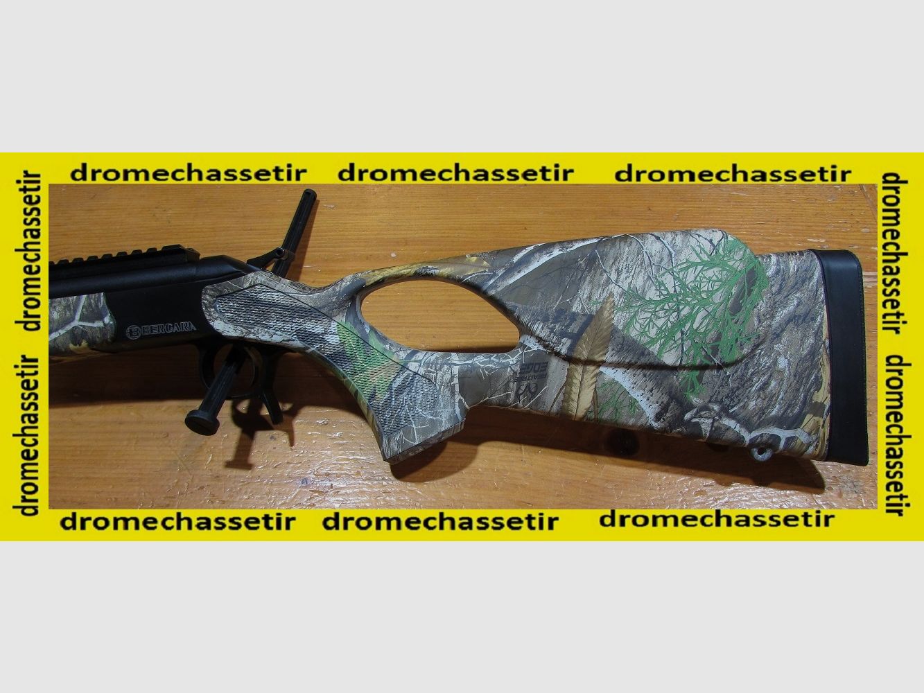 Kipplaufbüchse Bergara BA 13, .243 Win, Lauf 51 cm gewinde, Schaft Thumbl Camo, Bild 3 von 5