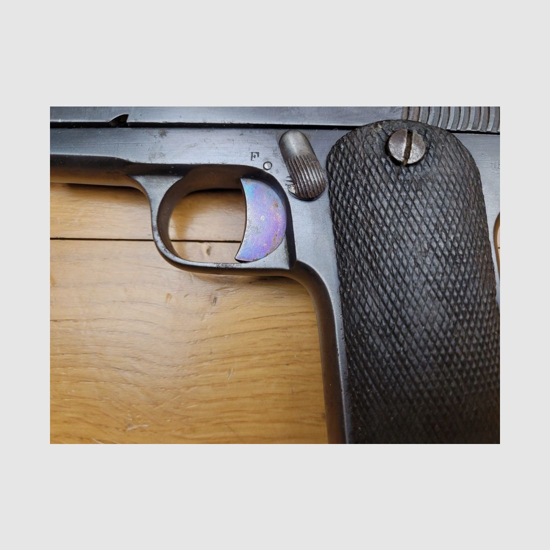 Sehr guter und legendärer Pistol « Ruby » – Herstellung « Vesta » aus dem Ersten Weltkrieg – Kaliber 7,65 Browning – Pistol der Grabenreiniger von 14/18 – BE / TBE, Bild 3 von 14