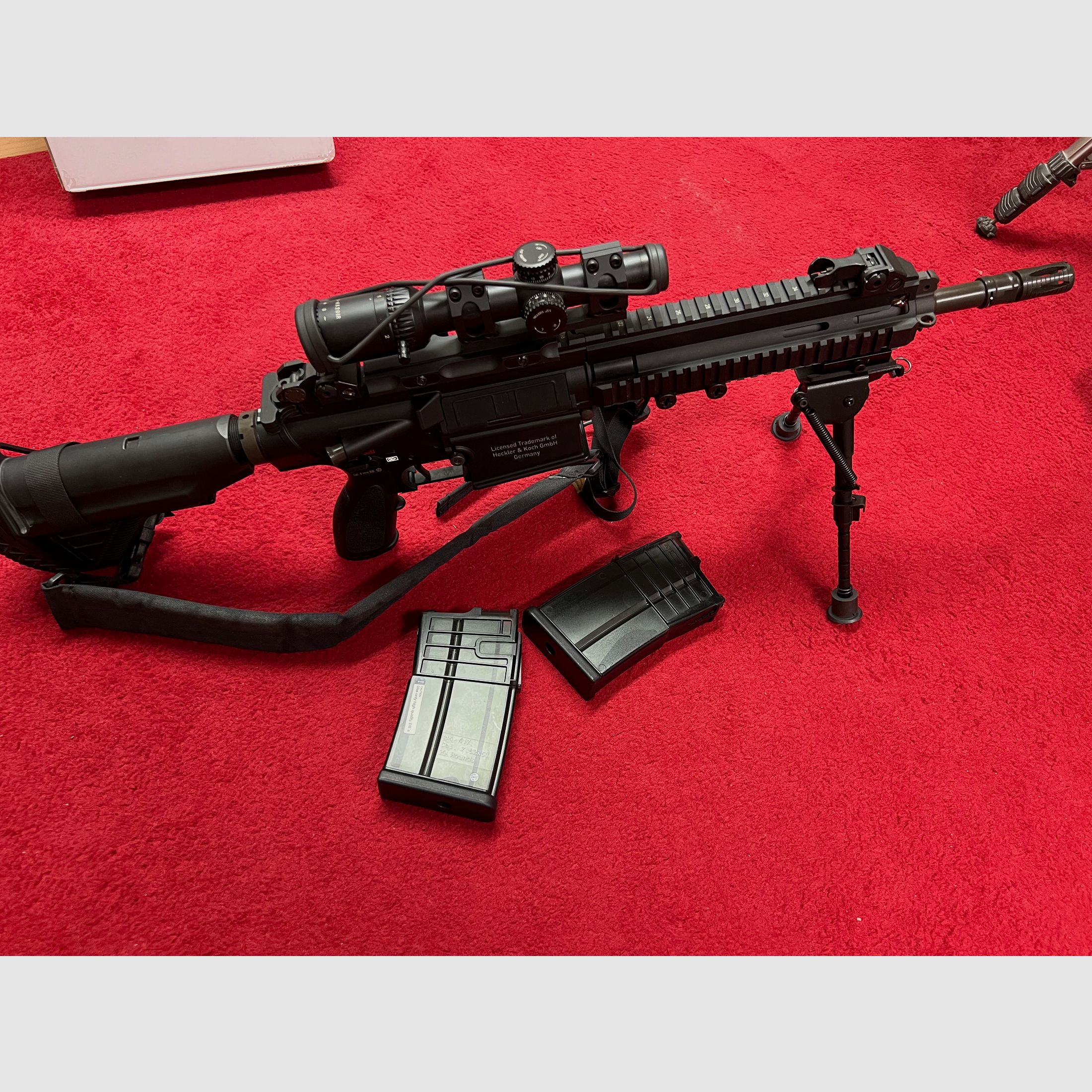 VFC H&K 417 D  Open Bolt GBB 6mm BB in Schwarz  Version V1