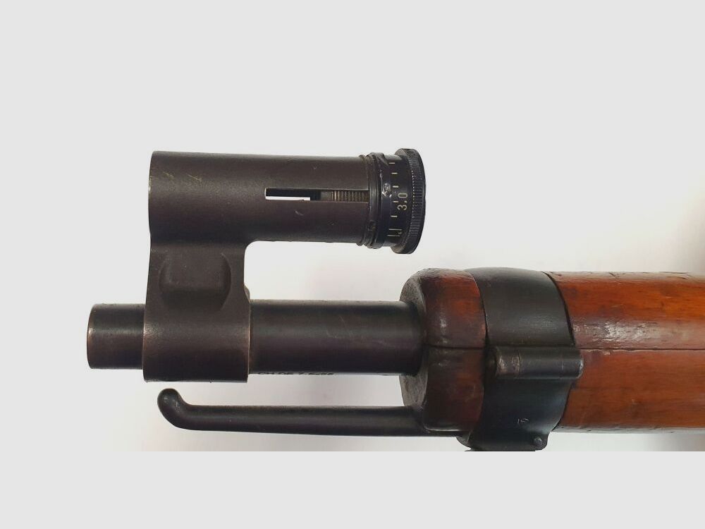 Fabryka broni Bern karabina powtarzalna Fabryka broni Bern Szwajcarski K31 Kaliber 7,5x55 szwajcarski całkowicie zgodny z numerami + diopter