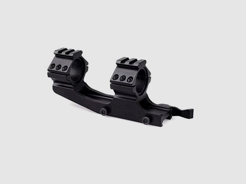 MONTURA DE TELESCOPIO/ BLOQUE ZEITWISE 30/25,4 mm con cierre rápido y riel superior (NUEVO)