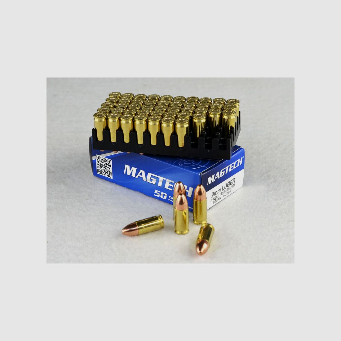 MAGTECH 9 mm Luger, full metal jacket 115 grs 1 pack (50 rounds at €0.319 each)