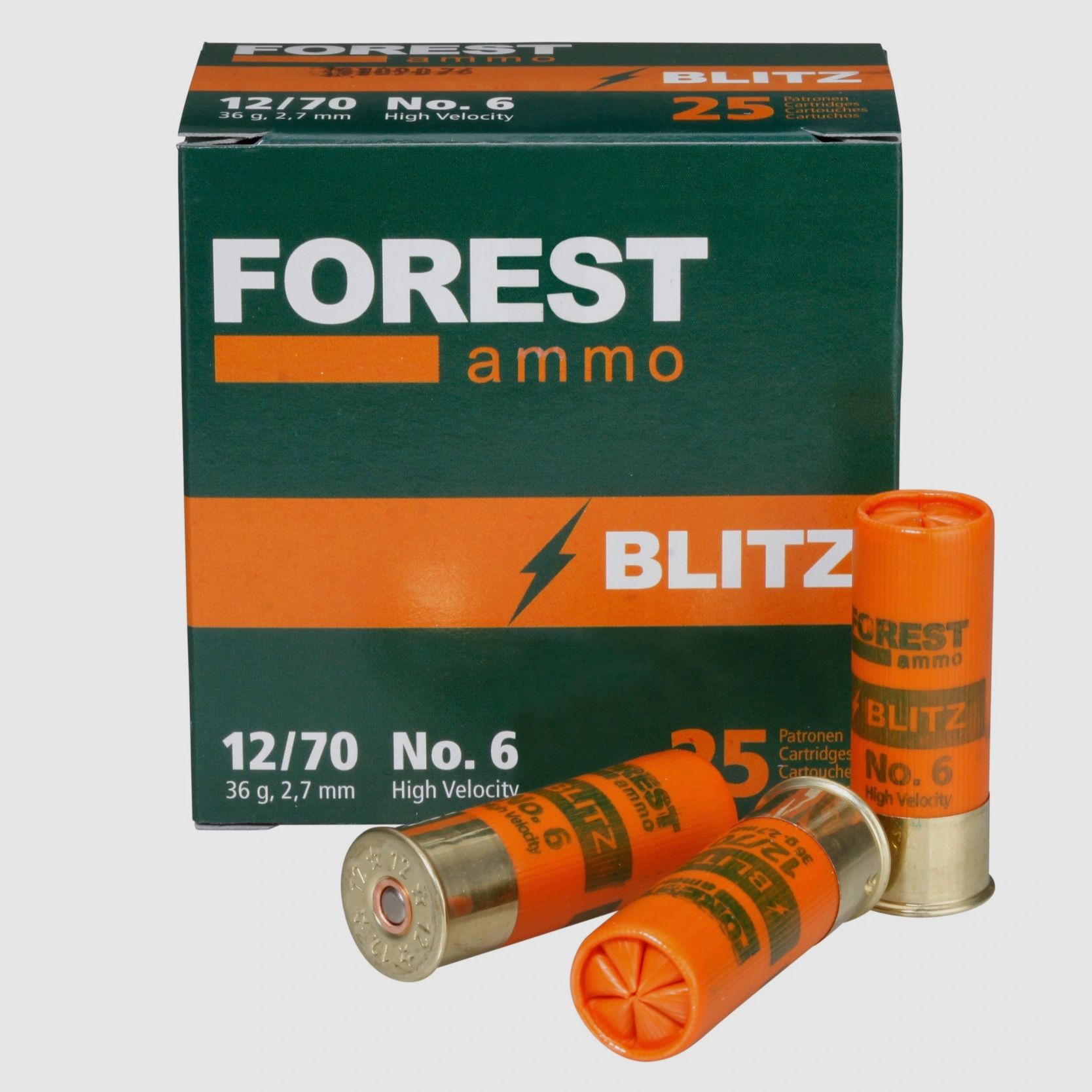 Forest Ammo 167047 12/70 Blitz HV 2,7mm 36g