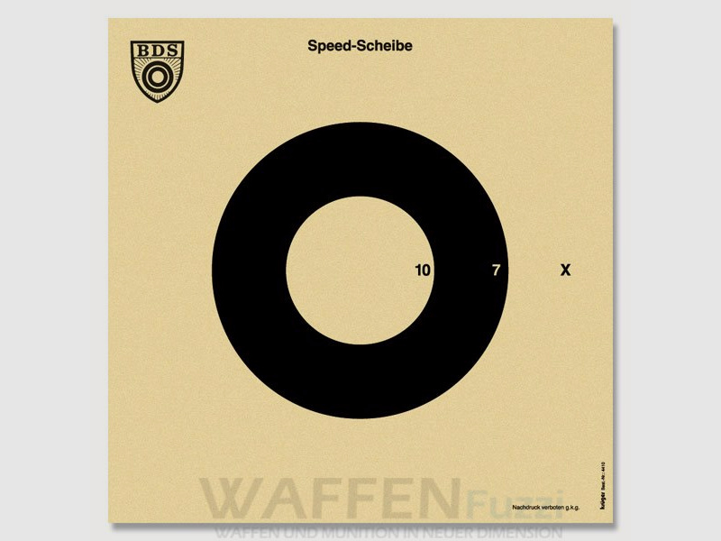 BDS-Speed-disque pour disque de chute et fusil à plusieurs distances 50 pièces.