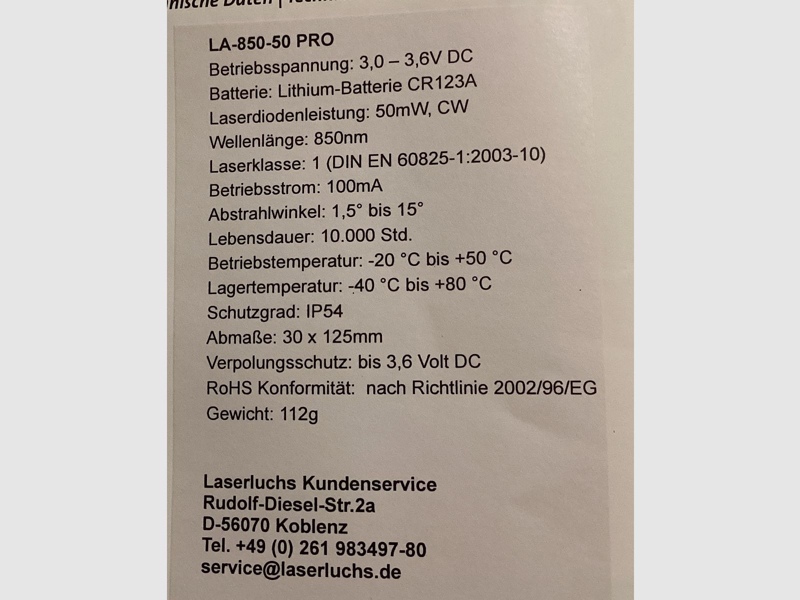 Laser Lynx Laser IR Illuminator