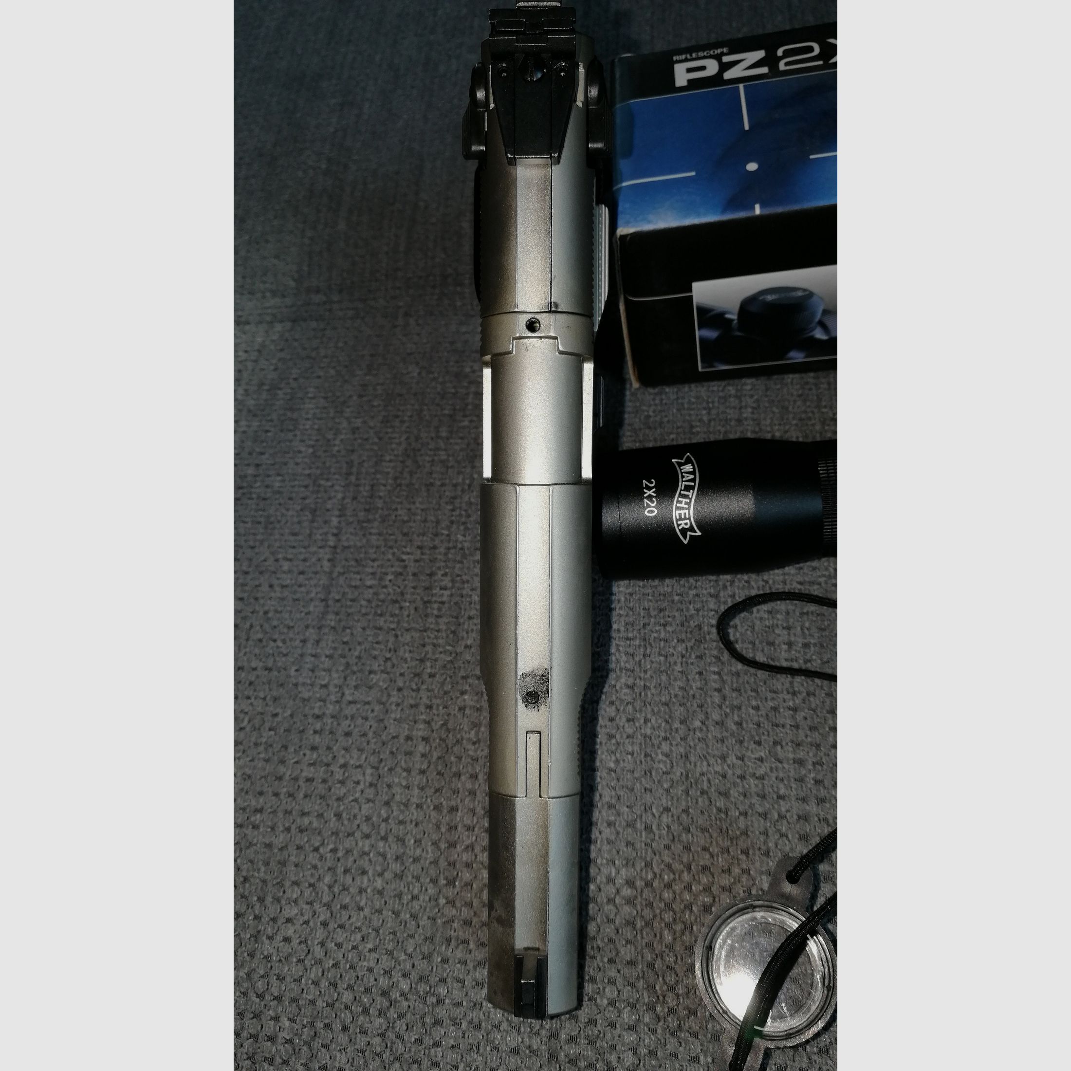 Walther Luftpistole CP 88 silber