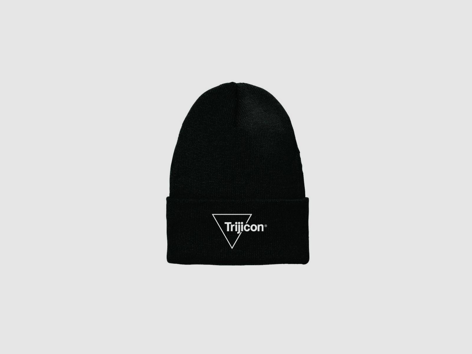 Beanie/Mütze schwarz mit Logo Einheitsgröße