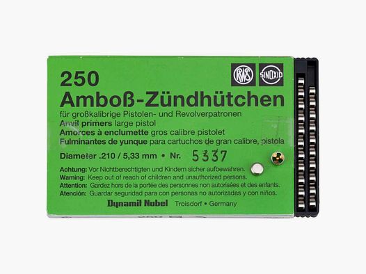 Zündhütchen Nr. 5337 Large Pistol RWS