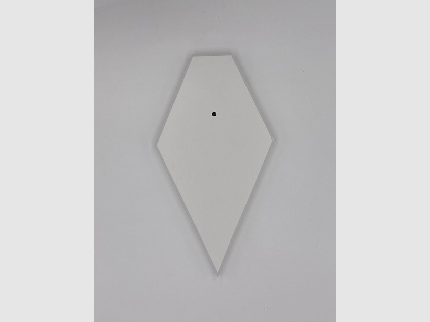 Horn board - trophy board roe deer Waldtraut - color black, gray or white