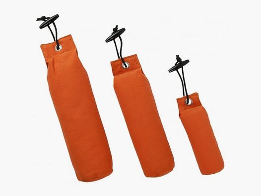 Honden training dummie in oranje canvas 1kg