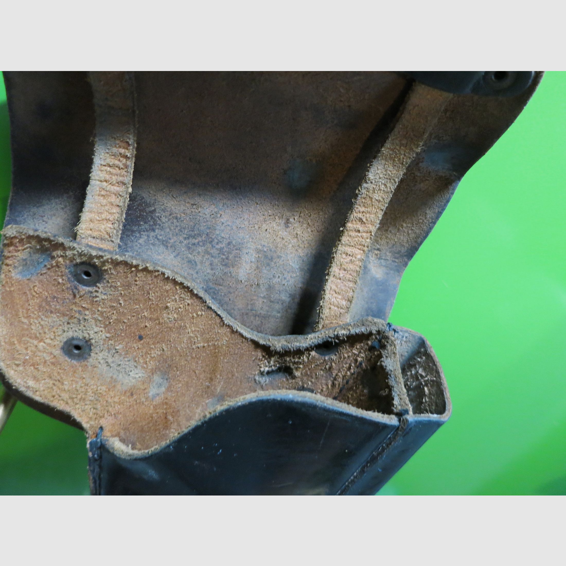 Belt holster pistol Mauser/DWM/Erfurt P38 original, leather, according to Wehrmacht #16-