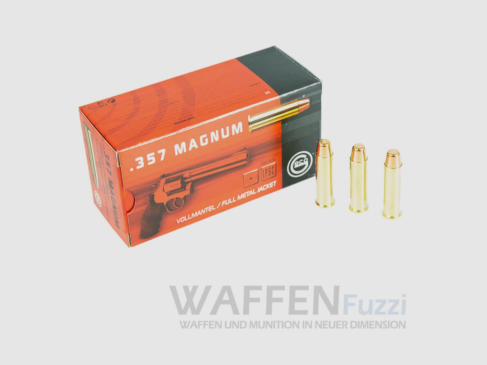 Geco .357Mag Pełnopłaszczowy Płaski Nos 158gr