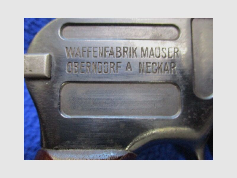 Pistola Mauser C96 7,63 mm Mauser C96