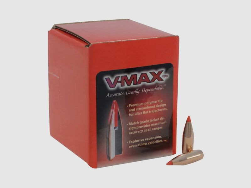 Hornady Geschoss 6mm/.243 V-MAX 75GR 100 Stück