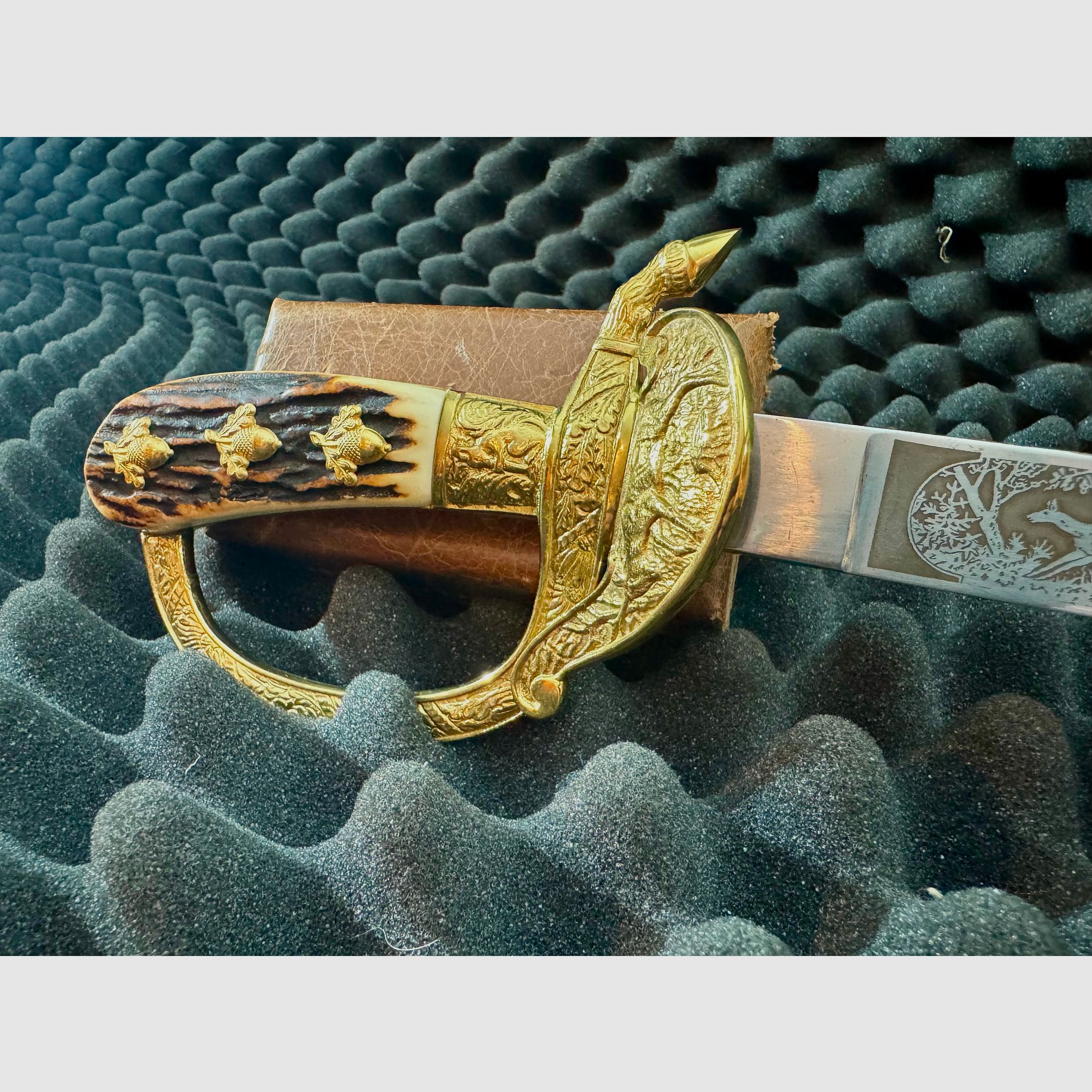 Deer knife Eickhorn Solingen, luxury version