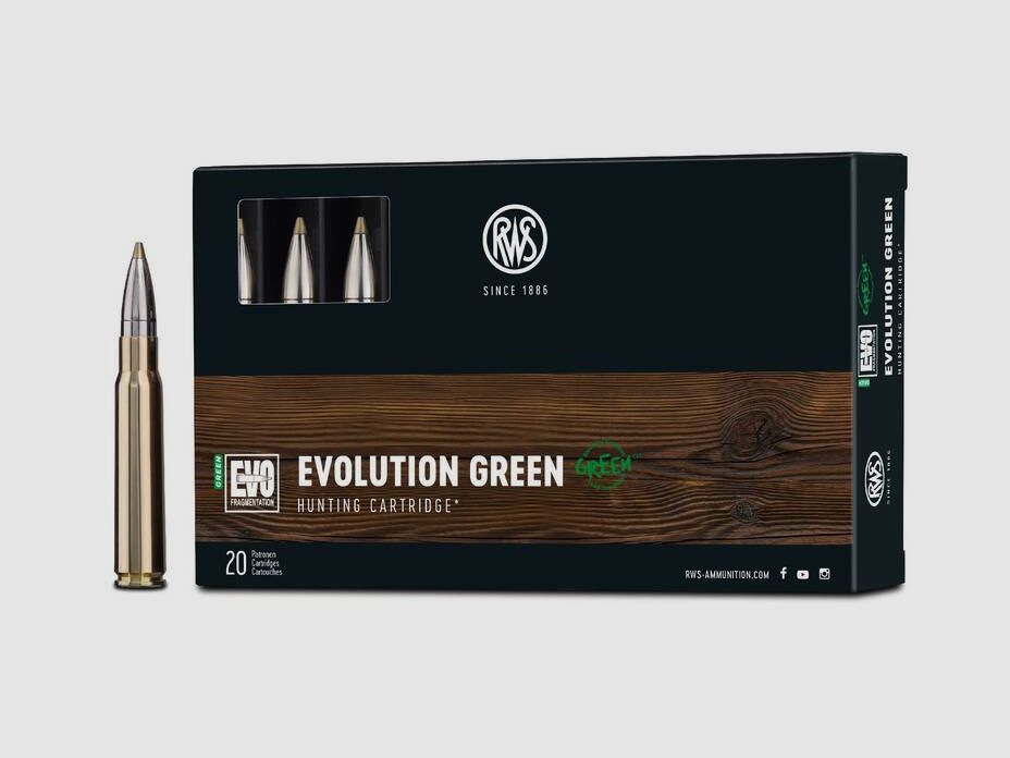 RWS 8x57 JS EVOLUTION GREEN 9,0g/139gr, Bild 1 von 3
