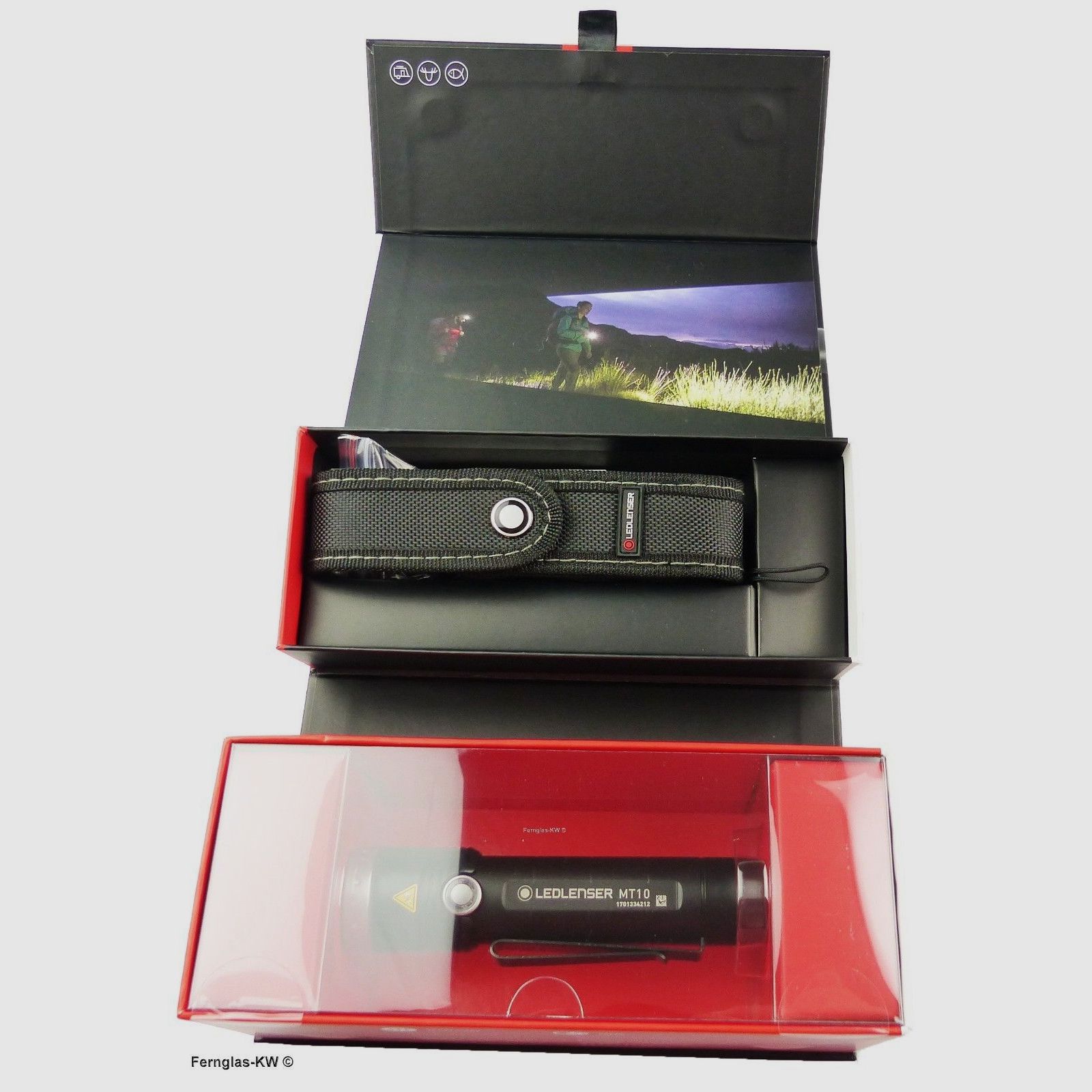 Ledlenser 500843 Boîte cadeau lampe de poche LED rechargeable MT10 puissance lumineuse 1000 lumens