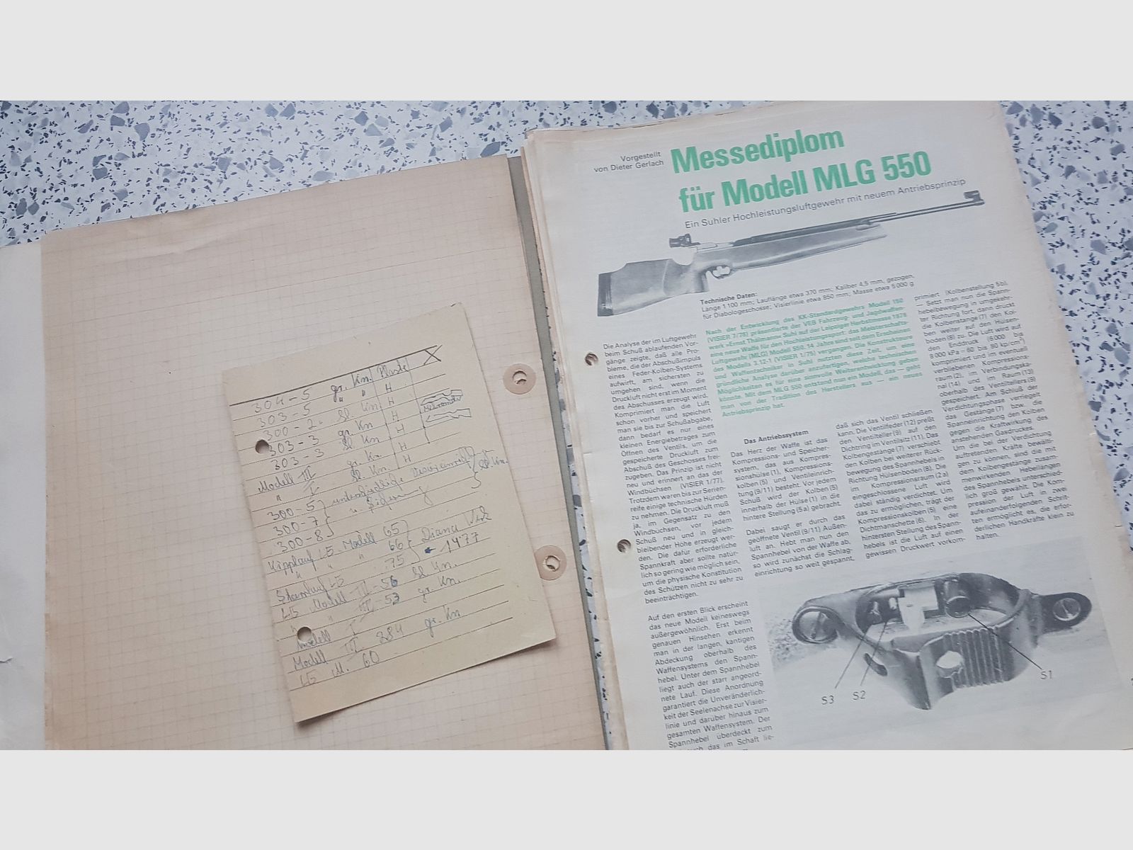 Guarda ;-) Vari documenti raccolti da giornali ecc. molto su modelli Haenel con documenti rari, immagine 5 di 12