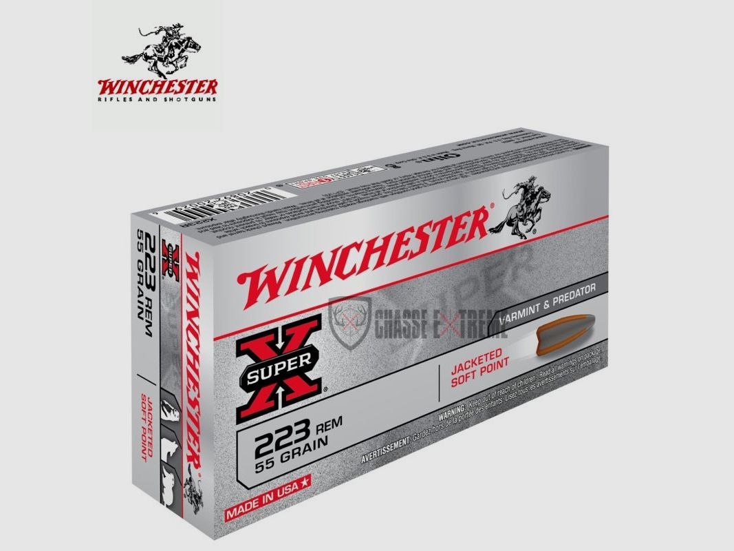 20 Patronen WINCHESTER Kal. 223 Rem 55gr Power Point, Bild 1 von 2