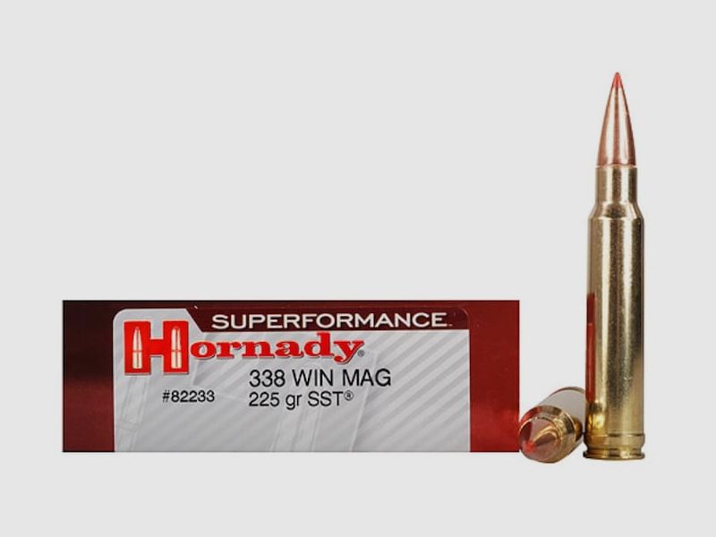 Hornady Superformance .338 Win. Mag. 225GR SST 20 cartridges