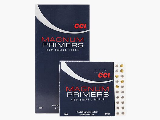 CCI Zündhütchen 450 Magnum Small Rifle 1000 Stück