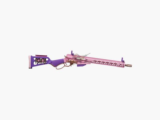 LevAR 15" Gas Powered Lever Action Rifle mit Aluminium Handguard in Pink -F- | G&G