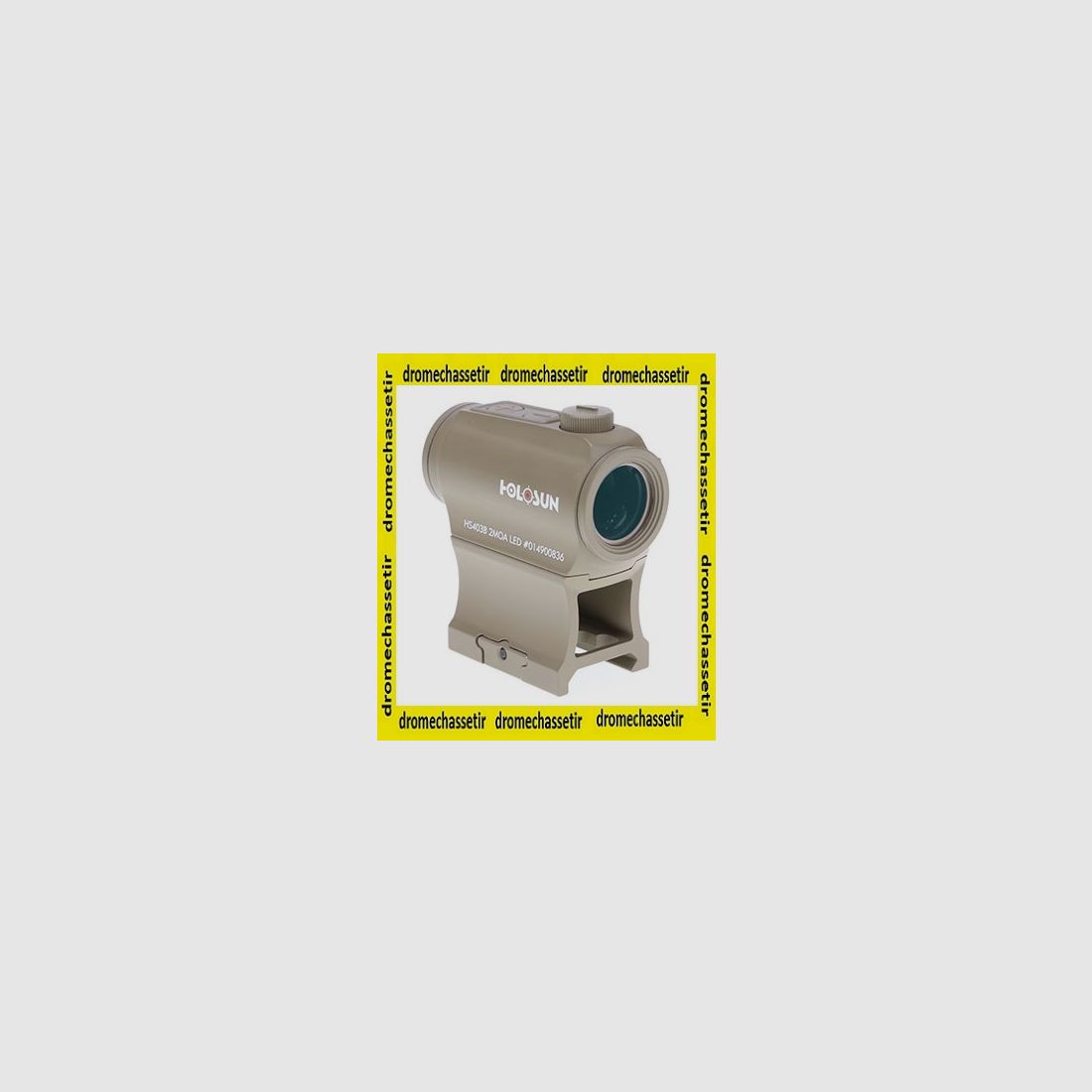 Kompaktes Rotpunktvisier Holosun 2 Moa Picatinny-Montage HS403B FDE, Bild 3 von 4