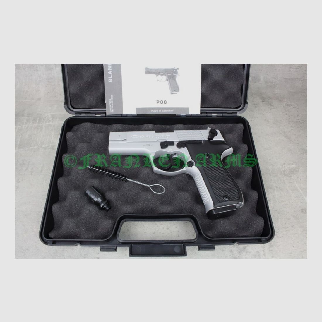 Walther P88 Compact 9mm P.A. vernickelt