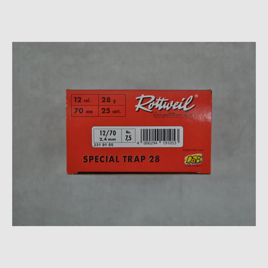Rottweil Special Trap 28 12/70 2,4mm *1000 Stück*, Bild 2 von 3